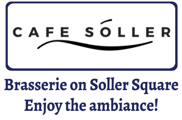 Cafe Soller on the placa in Soller