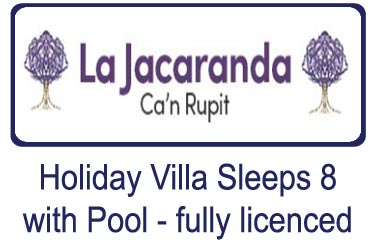 Jacaranda La Rupit Mallorca Soller House to rent