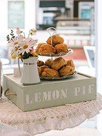 Lemon Pie Tea Room scones